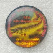 Odznaka Pamiątkowa Wojciecha Oddział Miejski PZW Toruń Jezioro Kamianki 15 