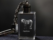 Appaloosa brelok sześcienny ŚWIECĄCY Koń