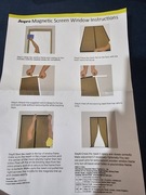 Moskitiera okienna magnetyczna 130x152cm