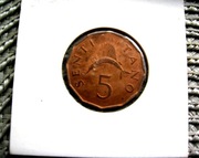 Tanzania 5 Senti 1973r