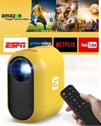 PROMOCJA! ETOE D1 EVO Mini Projector, projektor wideo 5G WiFi +PREZENT!