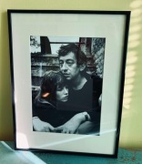 Oprawiony obraz/ druk cyfrowy Jane Birkin & Serge Gainsbourg 
