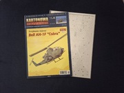 Bell AH-1F Cobra + lasery. Kartonowa Kolekcja. Model kartonowy.