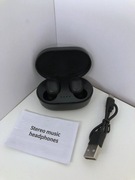 Słuchawki Bluetooth A6S XE3 TWS | Bezprzewodowe, czarne, etui