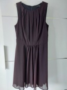 Czarna sukienka w czerwone kropeczki ORSAY