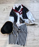 Kompletny Strój Pirata/Korsarza + Akcesoria (Miecz i Kapelusz) 5-7 lat