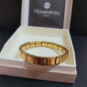 Bransoletka modułowa Nomination złota 