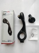 Uchwyt rowerowy CYCLAMI S2 + mocowanie do lampki