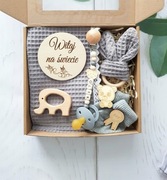 Prezent dla niemowlaka Gift Box Baby Shower KOLORY