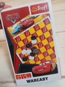 Warcaby gra planszowa disney dla dzieci auta 5+