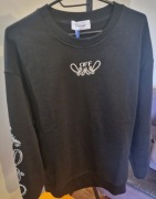 Bluza off white czarna