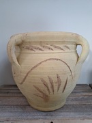 Donica ceramiczna terakota styl włoski na małą choinkę 31cmx30cm