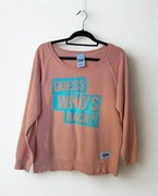 Łososiowa Bluza Diamante Wear r. M Bawełna Streetwear Crewneck