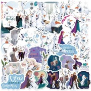 KRAINA LODU / FROZEN - NAKLEJKI / Disney / MIX 50 szt. / Wodoodporne