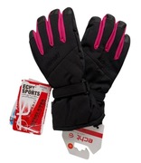 Rękawiczki Narciarskie Damskie Zimowe M ECHT Rękawice Ocieplane Wodoodporne