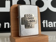 Zapalniczka Zippo 2000 Marlboro Promo, God Loves Cowboys, Street Chrome