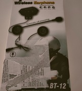 Zestaw słuchawkowy Bluetooth do kasku motocyklowego BT-12 