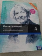 Ponad słowami 4 podręcznik nowa era edycja 2024  podstawowy i rozszerzony