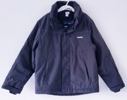 Nowa grafitowa zimowa kurtka narciarska z kapturem Wed'ze 128/134