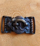 Klamra do paska, ozdobna mosiężna