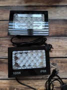 2 Pak Lampa LED z czarnym światłem UV 100W IP66 395-405nm