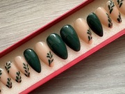 Ręcznie malowane sztuczne paznokcie,press on nails