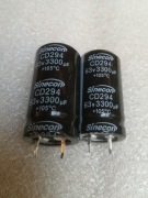 Kondensator 3300uF 63V  105*C roz.22x42mm 2szt