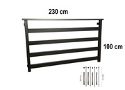 Balustrada francuska okienna 230 cm okno 200 cm BF01 Dowolny RAL