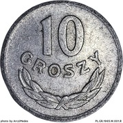 10 groszy 1965, Polska