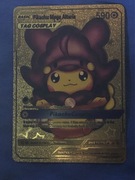 Pokemon karta złota Pikachu
