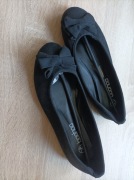 Baleriny damskie czarne 