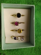 Avon pierścionki 7 sztuk