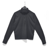 Bluza Sportowa Trening Stójka Zamek Czarna |R. 42