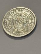 Poznań. Moneta kolekcjonerska fi 27 mm.  Gyges