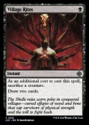 Village Rites draw two cards