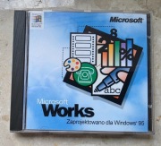 MICROSOFT WORKS DLA WINDOWS 95 DOSKONAŁY STAN!