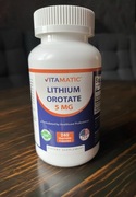 Orotan litu 5 mg. VitaMatic - 240 tabletek Lithium orotate.