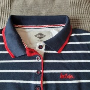 granatowe polo Lee Cooper rozmiar S w paseczki 100% bawełna