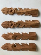 Pilaster lity mahoń - ozdoba meblowa.