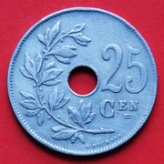 25  Centimes 1929  r -    Belgia   Belgie  stan !!