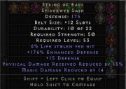 Diablo 2 Rotw sznur uszu 15/14 upg nonladder PC
