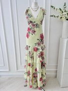 Sukienka maxi szyfonowa w kwiaty Asos