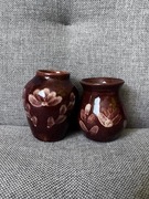 Dwa wazoniki kamionkowe VINTAGE 