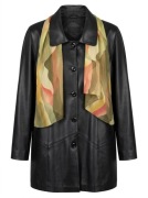 Kurtka/płaszczyk damska eco skóra Vintage Retro XL 