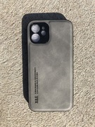 Nowe Etui iPhone 12 (Jasny Szary, Owcza Skóra)