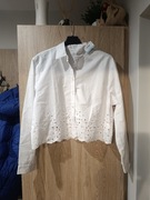 Biała koszula z haftem