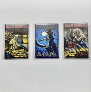 Iron Maiden Eddie Pakiet 3 magnesów 78 54 mm | Heavy Metal