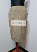 Wełniana spódnica w pepitke Getti 36 S vintage 