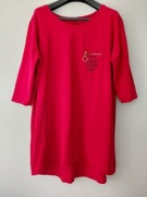 Bluzka/ Tunika czerwona roz.48/50 wymiary opis patrz firmy Veso