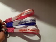 Brelok silikonowy na klucze dla mamy taty dziadka babci 